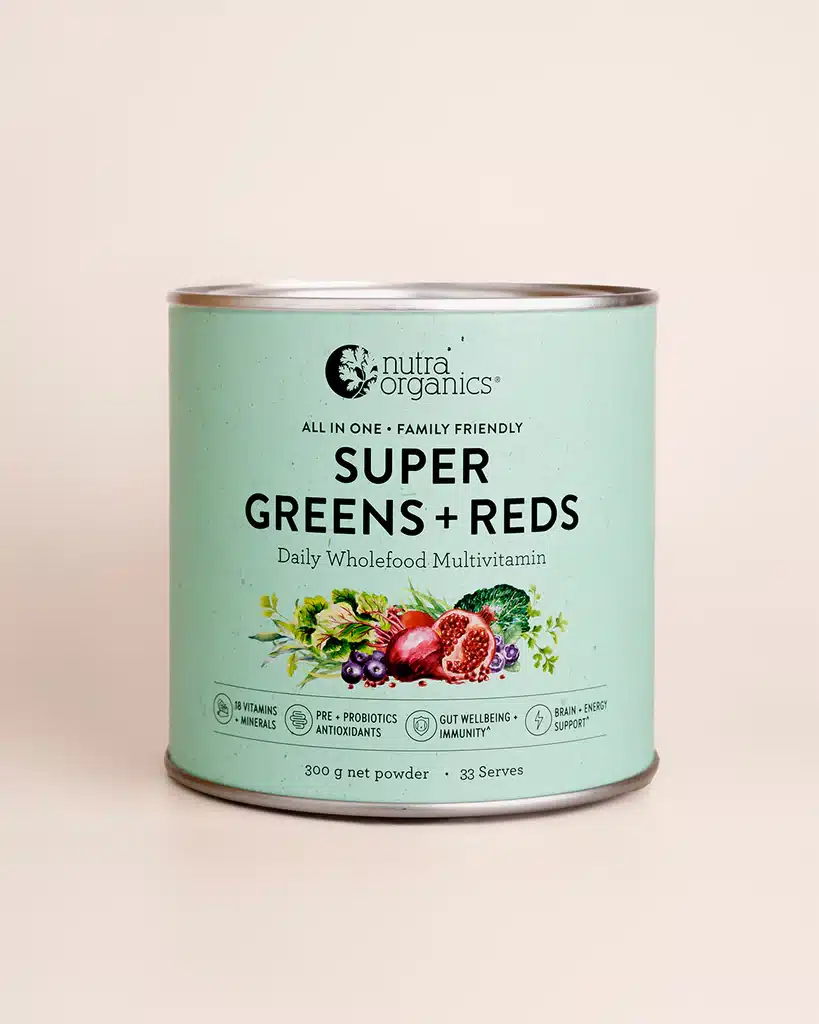 Nutra Organics - Family Nutrition Super Greens + Reds